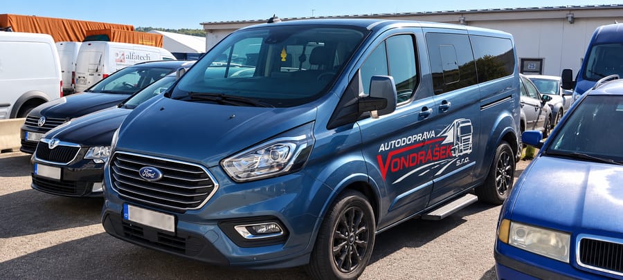 Dodávka Ford Transit Custom Autodoprava Vondrášek, s.r.o.